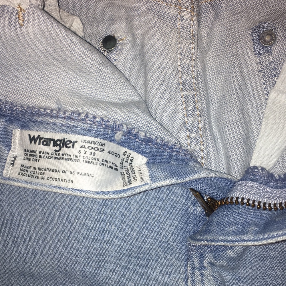 Wrangler high rise straight leg light 5 x 30 jeans - Picture 3 of 5